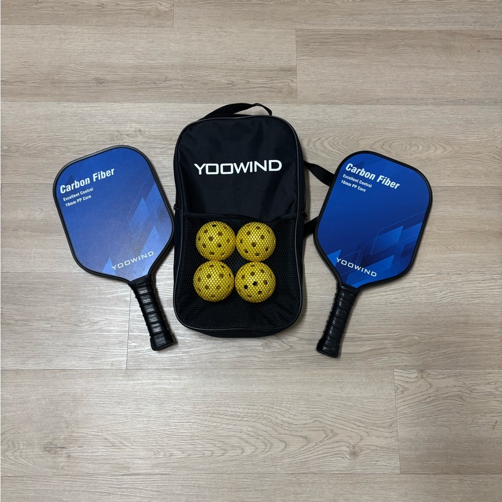 Blue Pickleball Paddle Set